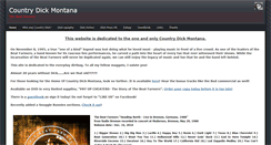 Desktop Screenshot of countrydickmontana.com